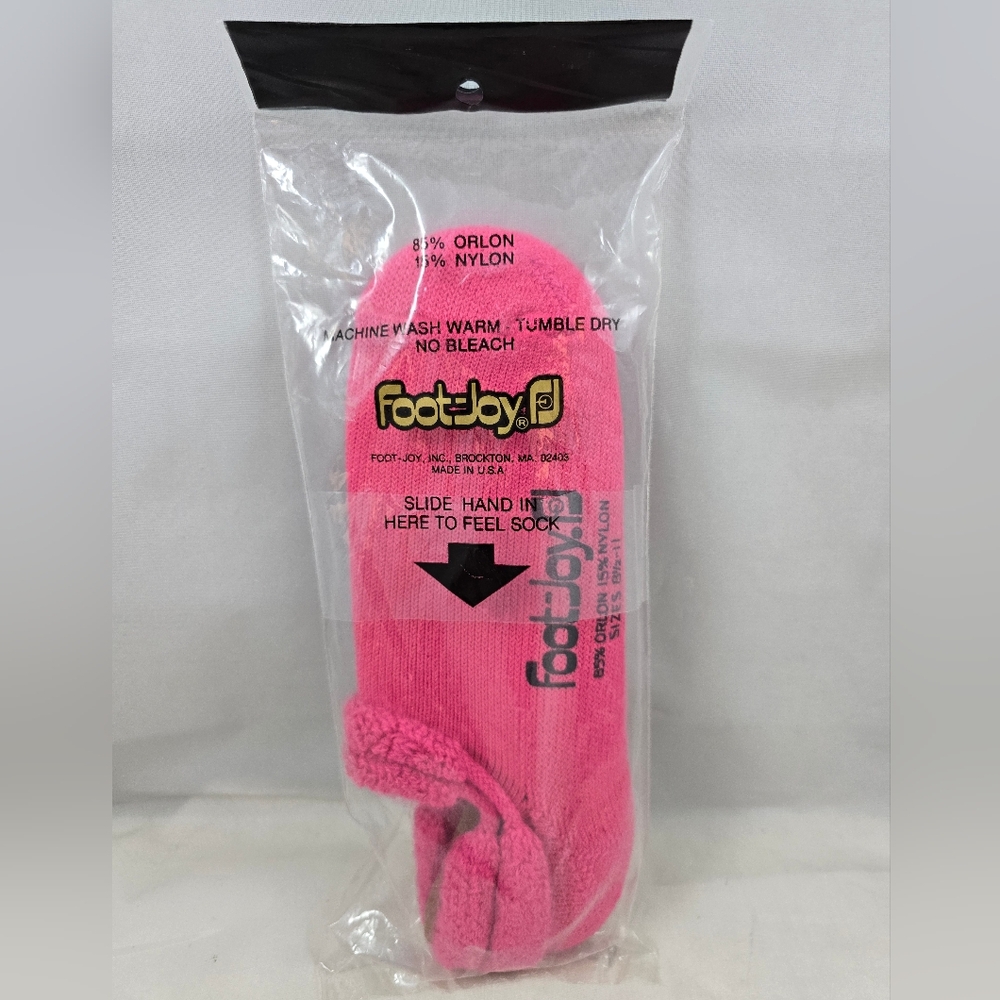 FootJoy Women's Pink Roll Top Sport Socks - Picture 5 of 8